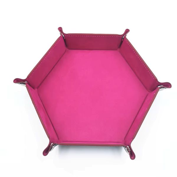 Bright Pink Dice Tray Small