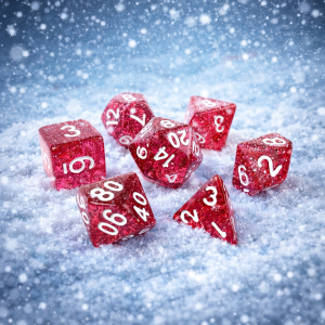 Dice Store Glitter Dice In Snow