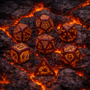 Dragon Dice on Lava