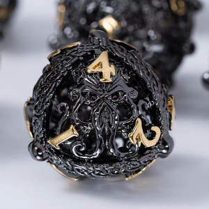 Black & Gold Cthulhu Dice 600 x 600
