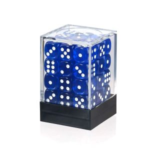 36 transparent light green d6, ultramarines dice, warhammer dice