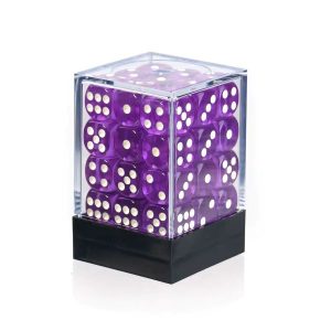 36 transparent purple d6, imperial agent, ork dice or tyranid dice, warhammer dice