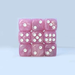 marble pink 16mm d6