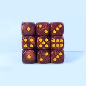 marble red 16mm d6